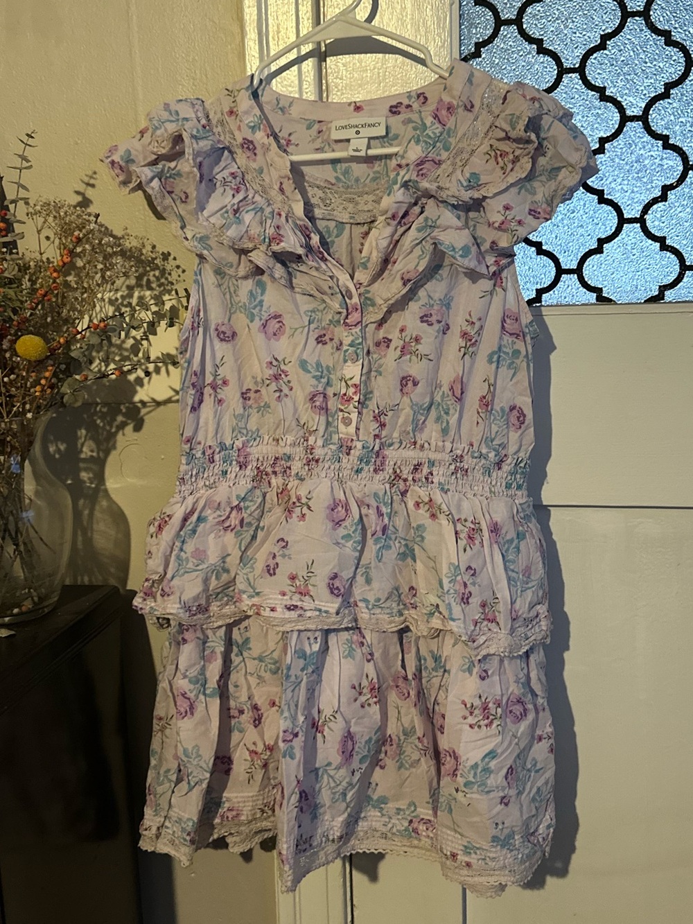 LoveShackFancy x Target Lou Double Ruffle Mini Dress - Picture 4 of 6